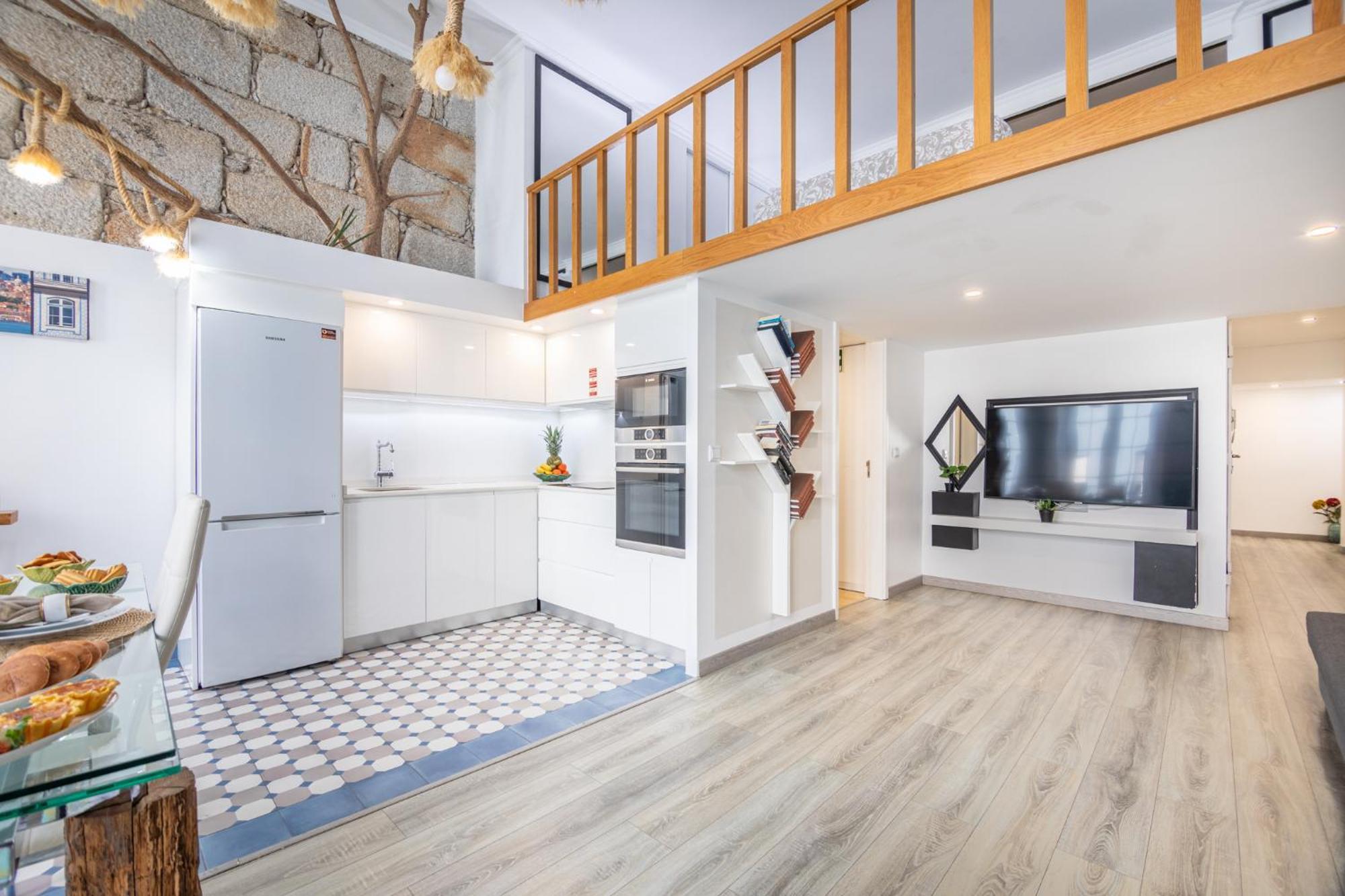 Deluxe Spacious Flats W Mezzanine By Host Wise Daire Porto Dış mekan fotoğraf
